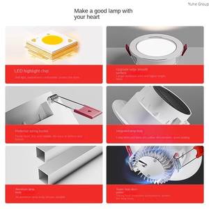 Lámpara de Techo Empotrada LED Moderna de Hierro para el Hogar, 5W-18W, IP65, para Iluminación Interior de Oficina y Sala de Estar - Product Image 4