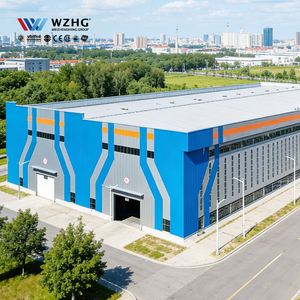 อาคารโครงสร้างเหล็กที่ยั่งยืน ทนทานต่อแรงลม สำหรับคลังสินค้าขนาดใหญ่ พร้อมบริการ ODM ชุบกัลวาไนซ์แบบจุ่มร้อน - Product Image 1