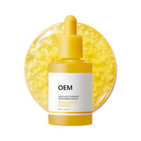 Sérum OEM éclaircissant, hydratant, raffermissant, liftant et réparateur de barrière cutanée à l'acide kojique, au curcuma, à l'acide hyaluronique, au niacinamide et à la vitamine E, 30 ml