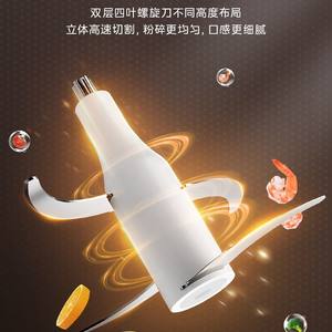 เครื่องบดอาหารไฟฟ้า Midea ความจุ 1.6-2.0 ลิตร พร้อมโถแก้วอเนกประสงค์ สำหรับบดเนื้อ อาหารเด็ก และใช้ในครัวเรือน - Product Image 5