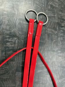 อานม้าตะวันตกคุณภาพดีที่สุด หนังสีแดง พร้อมมาร์ติงเกล - Product Image 3