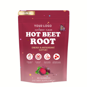 Integratore di Ossido Nitrico: Caramelle Gommose alla Barbabietola per il Flusso Sanguigno e il Supporto Cardiovascolare, Caramelle Termogeniche per Atleti, 60 Pezzi <span class=keywords><strong>Vegani</strong></span> - Product Image 6