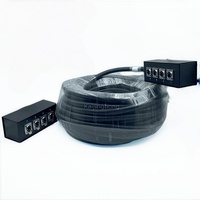 Câble serpent de signal CAT6 RJ45 personnalisé 4 canaux boîte d'étape de réseau 20 mètres 30 mètres