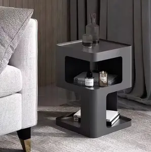 Modern minimalist personality creative geometric design small coffee table and nightstand