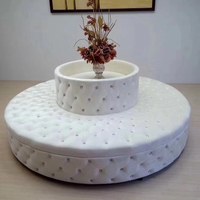 Fabrik preis Italienisches getuftetes Design Chesterfield Halbrundes Ecksofa für die Hochzeit