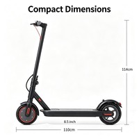 Trottinette électrique pliable pour adultes, pour trajets urbains, avec amortisseur, batterie 36V, charge lourde 150 kg, autonomie 25-35 km