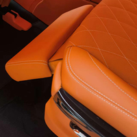Siège de voiture de luxe VIP en cuir et fibre de carbone, amélioration de l'intérieur du Toyota Land Cruiser LC200, ventilation, chauffage, massage pneumatique