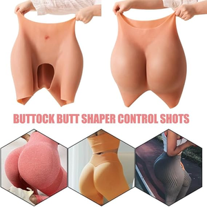 Shorts de maintien de la taille en silicone, pantalon avec faux fesses, coussinets pour les fesses, culotte pour rehausser les hanches, coussinets pour les fesses pour travestis - Product Image 5
