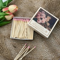 Allumettes de sécurité extra longues de qualité supérieure, 270 unités, lot de 6, en bouteille de verre, VLong Vintage, épaisses, pour brûleurs à bois, foyers, barbecues