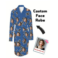 Ensemble de robe de nuit en flanelle double de luxe confortable et douce pour femmes et hommes