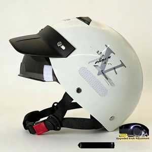 Cascos de Motocicleta Unisex PP de Media Cara, para Adultos, Personalizables, Certificados contra Impactos, de Fábrica - Product Image 3