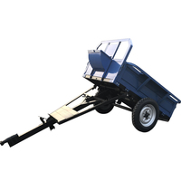 Micro-tracteur Zeyi à deux roues, remorque agricole 1 tonne, tracteur portatif monté, garantie 1 an pour l'agriculture et le jardinage intensifs