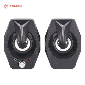 Comcn Gaming <b>Speakers</b> 2.0 <b>USB</b> Powered Colorful LED Light Home Stereo For PC Laptop - Product Image 4