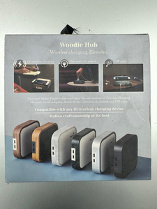 Italian Supplier's Innovative 20W for <b>Wireless</b> Aluminum Woodie Hub Inbuilt Grounding 2 USB Ports 80% <b>Adapters</b> - Product Image 2