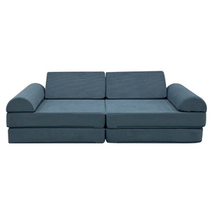 <span class=keywords><strong>Divano</strong></span> Modulare Educativo per Bambini <span class=keywords><strong>con</strong></span> Rivestimento in Flanella e Spugna ad Alta Densità - Multifunzionale per Soggiorno e Camera da Letto - Product Image 6