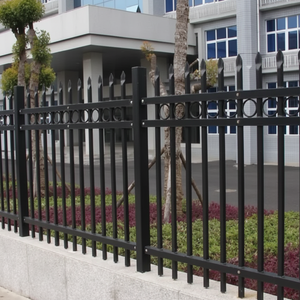 Vallas Decorativas <span class=keywords><strong>de</strong></span> Hierro Forjado y Acero Galvanizado, Fáciles <span class=keywords><strong>de</strong></span> Instalar, Diseño Moderno, Resistentes a los Rayos UV y al Agua, para Jardines y Construcción - Product Image 6