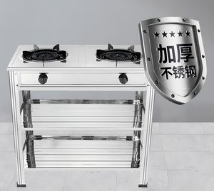 Bağımsız Portatif Gazlı Ocak Ticari veya Ev Tipi Mutfak Portatif Ocaklar Kamp Gazlı Cihazları Ocak Pişirme Ünitesi - Product Image 2