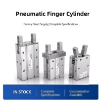 Cylindre pneumatique en alliage d'aluminium MHZ2-10D MHZ2-16D MHZ2-20D MHZ2-25D MHZ2-32D 40D à simple/double action