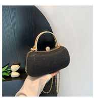Nuevo Bolso de Hombro de Cadena Dorada para Mujer, a la Moda, de Lujo, para Eventos Nocturnos, 2025