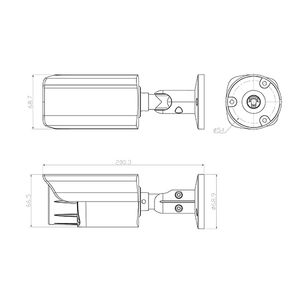 كاميرا IP مدمجة بميكروفون ذكي 6MP AI بسعر تنافسي ، ألوان كاملة CCTV أمان OEM IP66 رصاصة POE Network Network متوافقة مع NDAA - Product Image 3
