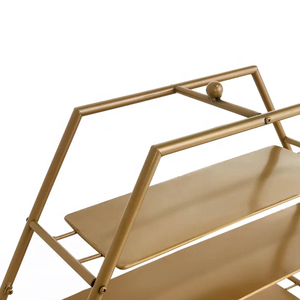 Supporto <span class=keywords><strong>per</strong></span> Cupcake rotondo a 3 livelli in metallo dorato esagonale Desssert espositore <span class=keywords><strong>per</strong></span> <span class=keywords><strong>antipasti</strong></span> supporto <span class=keywords><strong>per</strong></span> torta di compleanno di nozze <span class=keywords><strong>per</strong></span> feste - Product Image 3