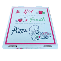 Boîtes à pizza en carton ondulé en gros, logo personnalisé imprimé, emballage pour pizza, Caja De Pizza