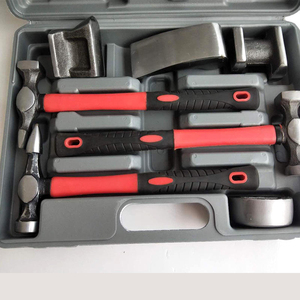 Kit di rimozione delle ammaccature per riparazione di carrozzeria Auto 7 pezzo per parafanghi per porte e barche. Strumenti Dolly Set per il lavoro di Autobody - Product Image 5