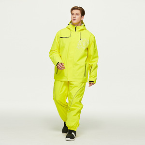 Combinaison imperméable personnalisée pour homme et <span class=keywords><strong>femme</strong></span>, ensemble <span class=keywords><strong>de</strong></span> combinaison <span class=keywords><strong>de</strong></span> <span class=keywords><strong>ski</strong></span>, vêtements d'extérieur d'hiver, coupe-vent, imperméable, durable, 100% polyester, <span class=keywords><strong>veste</strong></span> et pantalon - Product Image 3