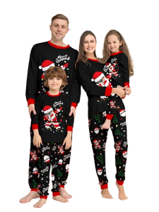 Pijamas Navideños Personalizados 2025 para Hombre, Conjunto Familiar a Juego con Estampado de Oso a Cuadros, Ropa de Dormir Navideña para Padres e Hijos - Product Image 5