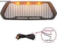 Accessoires SAMMY 2016-2023, Grille de Pare-chocs de Voiture Tout-Terrain en Plastique ABS Noir, État Neuf, Compatible avec Toyota Tacoma