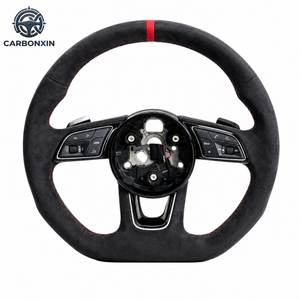 Volante Deportivo Personalizado de 4 Radios, Completamente en Cuero, para Audi - Product Image 2