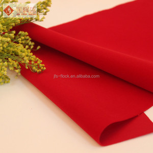 <span class=keywords><strong>precio</strong></span> de fábrica Caja de joyería de terciopelo suave tela de flocado Material RPET pelusa de algodón flocado Material - Product Image 3