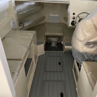 7.5m 25ft tout en aluminium soudé cabine coque profonde en V yacht de luxe pêche de plaisance bateaux à rames à vendre moteur hors-bord pour le sport