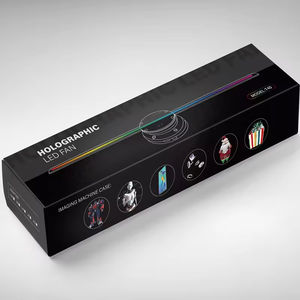 2024 <span class=keywords><strong>prix</strong></span> usine décoration de voiture led affichage publicité publier 3D Photo hologramme ventilateur LED écran - Product Image 5