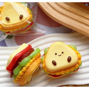 Jouets à presser TPR en forme de sandwich pour soulager l'anxiété, la tension et la décompression, et pour le jeu sensoriel - Pour les 5 ans et plus et les adultes - Product Image 4
