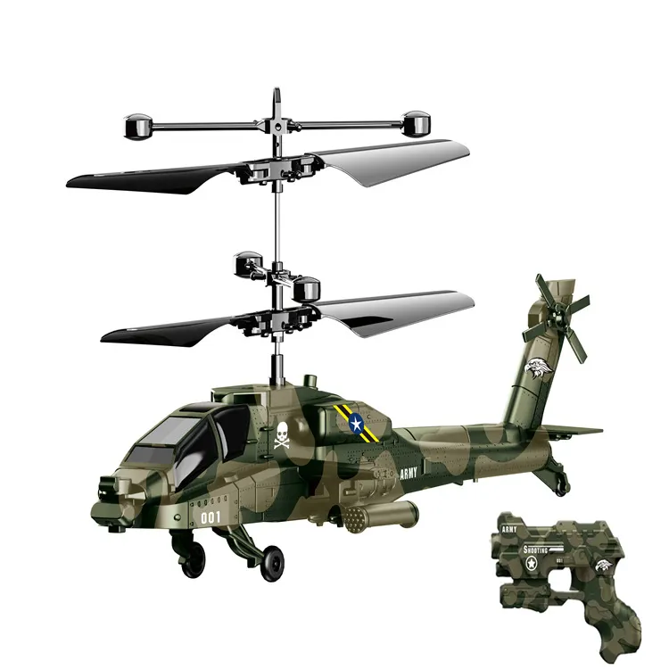 Longxi controle remoto Apache helicóptero mini sensor mão rc helicópteros infravermelhos brinquedo IR Gesto Sensing helicóptero com controle