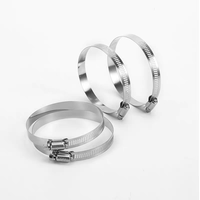 Collier de serrage en acier inoxydable 304 galvanisé au zinc de qualité automobile, plage de serrage réglable 20-100 mm, OEM pour fixation de tuyau de radiateur