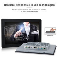 Nuevo Panel PC Industrial de 15.6 Pulgadas J1900 2026, 4GB 8GB 128G 256G 1TB, Pantalla Táctil Resistiva, Amplio Rango de Temperatura, Computadora Integrada