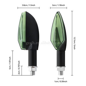 Accesorios de modificación de motocicleta guía de luz LED <span class=keywords><strong>125</strong></span> señal de giro vehículo todoterreno pequeño mono 12V señal de giro diurna - Product Image 2
