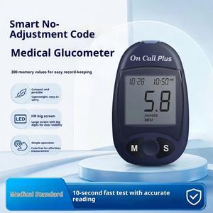 Monitor <span class=keywords><strong>de</strong></span> Glucosa en Sangre Smart No Code on Call Plus, Glucómetro para Diabéticos, para Pruebas en Casa - Product Image 3