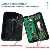 Horloge numérique de base ou pièce d'échecs de Club de tournoi PS de 9.7CM ou tapis de souris en caoutchouc de 51cm, échiquier de tournoi