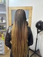 Rambut Sintetis Lurus 22 Inci untuk Kepang Crochet, Warna Hitam untuk Wanita, Lurus Panjang, Gelombang Halus, Single Weft, Merek DE, 150g