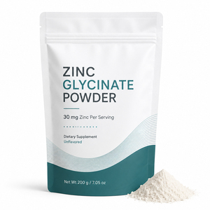 Complément Premium de Magnésium, Calcium, Fer, Sélénium et Zinc Glycinate pour Améliorer l'Immunité, 130 mg par Portion, Poudre Certifiée GMP, 200g - Product Image 1