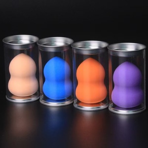 Éponge de maquillage professionnelle en forme de gourde couleur macaron, applicateur de fond de teint doux, œuf de beauté, logo personnalisé, marque privée, OEM, ODM - Product Image 6