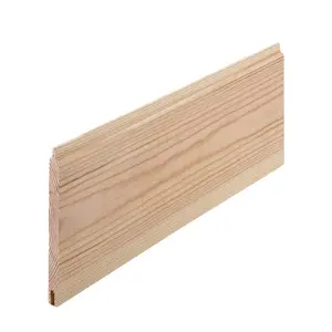 Ranura de lengüeta de madera sólida sin terminar, Panel de madera para pared exterior, 5,5X12 pies