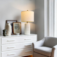 Lampe de table LED en céramique orange, style américain créatif, moderne, pour chevet, décoration minimaliste pour la maison, lampe de bureau d'appoint chaleureuse