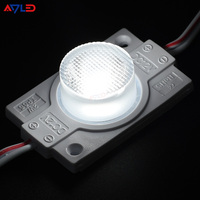 Module LED étanche SMD 12V 2W blanc naturel 3030 à éclairage latéral unique pour publicité, 45*15 °   Boîte à lumière double face Angle 6500K