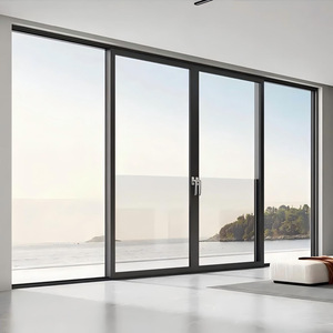 Puertas y Ventanas Corredizas de Aluminio con Doble Acristalamiento, Ventana Corrediza <span class=keywords><strong>sin</strong></span> <span class=keywords><strong>Marco</strong></span> Personalizable, Ventanas Corredizas de Vidrio Insonorizadas <span class=keywords><strong>sin</strong></span> <span class=keywords><strong>Marco</strong></span> - Product Image 2