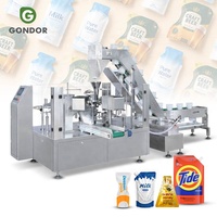 Nouvelle machine d'emballage rotative multifonction pour sachets en plastique préformés, pour jus et eau