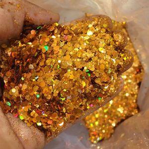 Poudre de paillettes holographiques mélangées, paillettes pour loisirs créatifs, pour la décoration de gobelets, le nail art, les bijoux en résine et les créations artisanales - Product Image 1